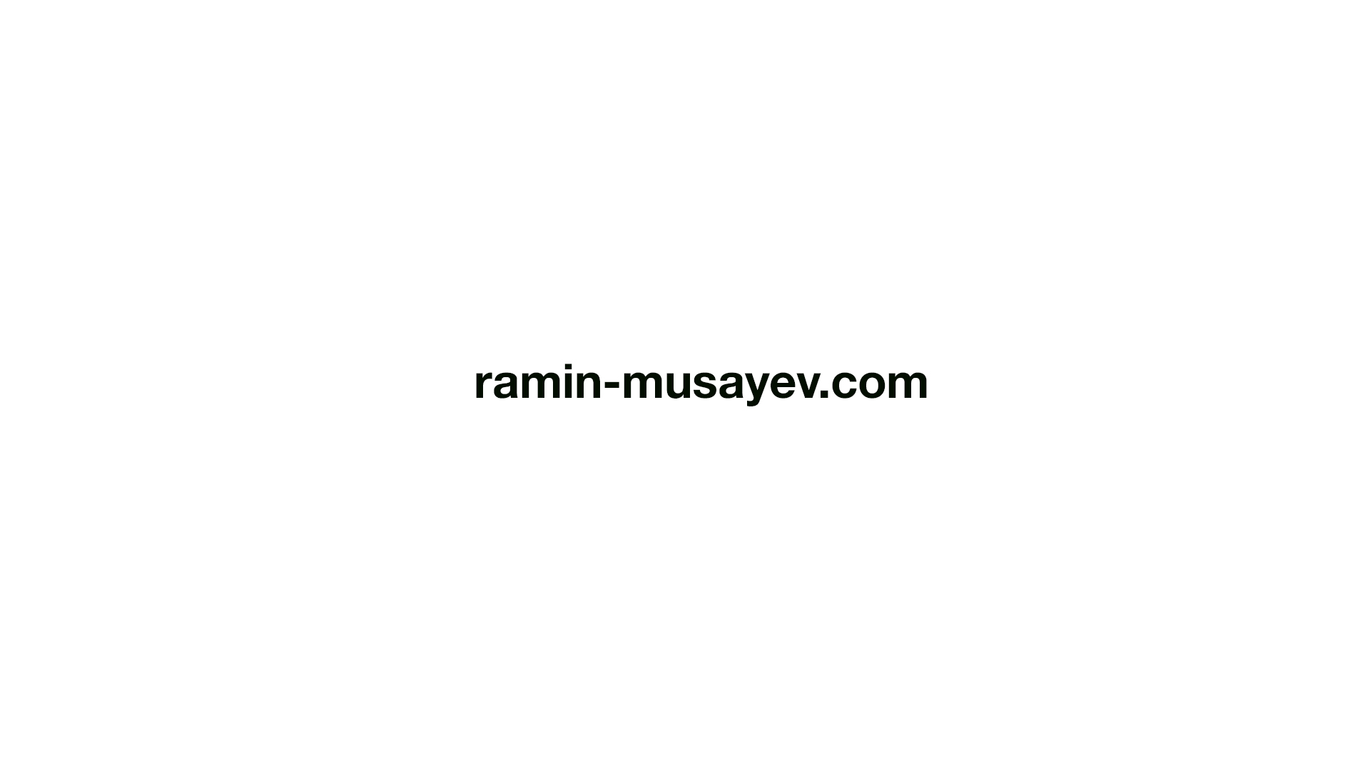 Ramin Musayevin Vloqu